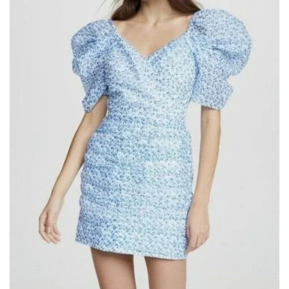 Floral Blue Dress